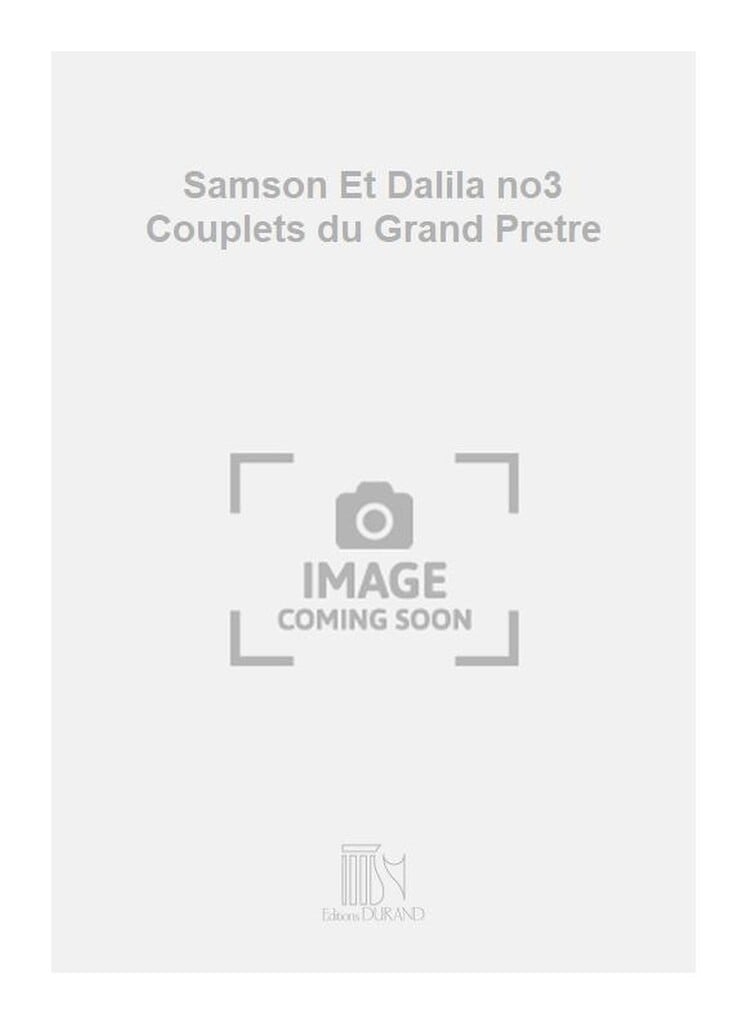 Samson Et Dalila N 3 Fr-All Baryton-Piano